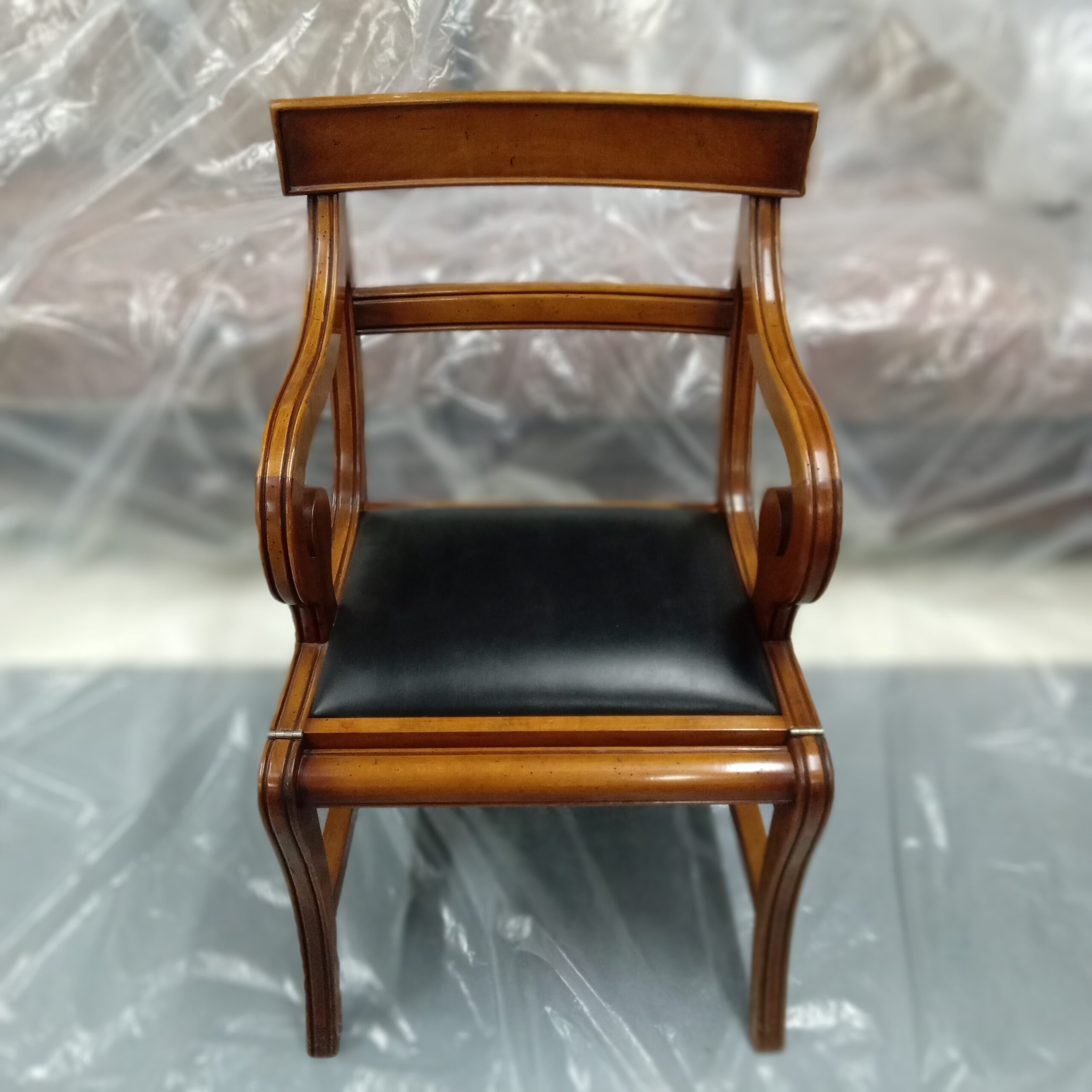 Armchair Cherrywood Library Steps – Artisan Interiors